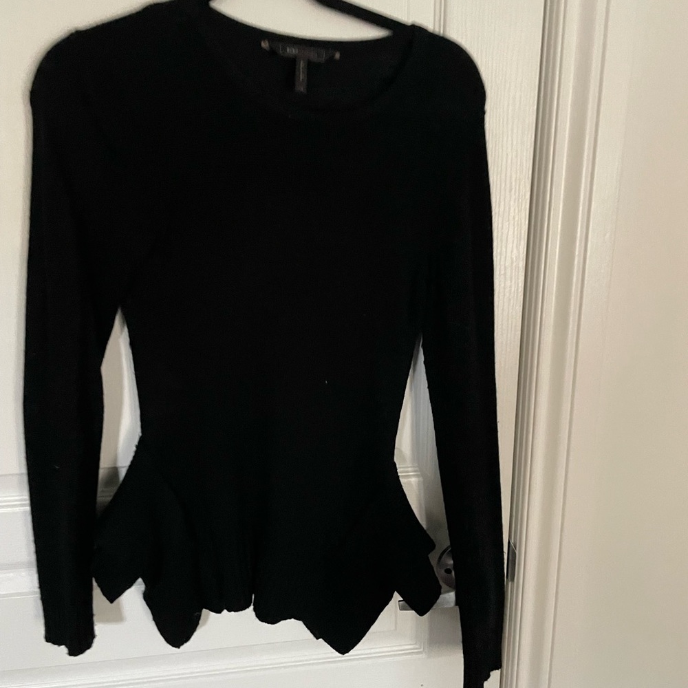 Peplum sweater